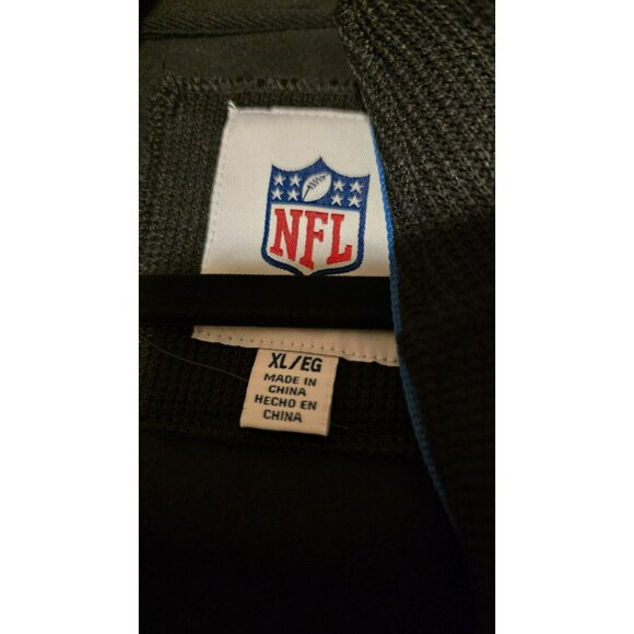 Detroit Lions Jacket Mens XL NFL Apparel Black Zip Pockets EUC Football - Picture 7 of 11